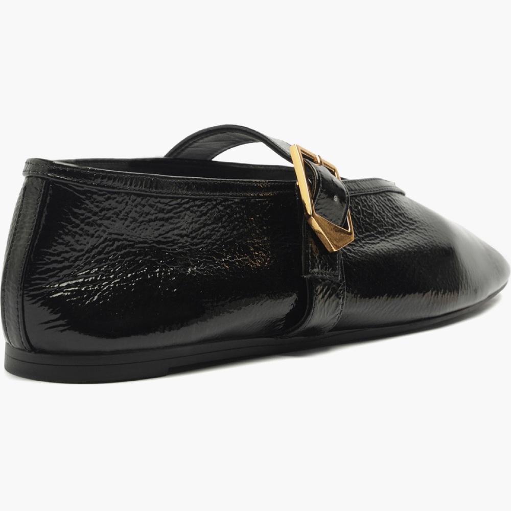 NEW Schutz Courtney Buckle Patent Flats - Picture 10 of 14